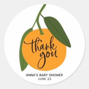 Pequeno obrigado bonito, seu adesivo