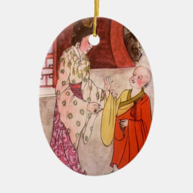 Pequeno Ornamento Monge Budista (Frente)