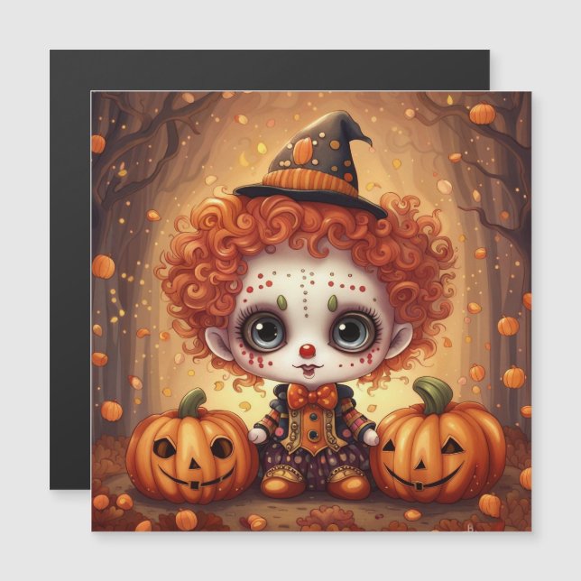 Pequeno Palhaço de Halloween 1 (Frente/Verso)