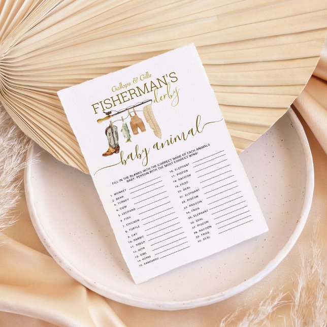 Pequeno Pescador Derby Baby Animal Match Game (Criador carregado)