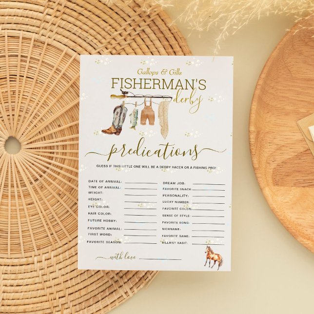 Pequeno Pescador Derby Chá de fraldas (Criador carregado)