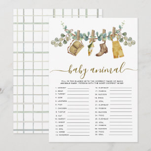 Pequeno Pescador Russo Cartão de Chá para Bebê