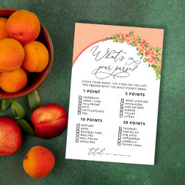 Pequeno Pêssego O que há no seu jogo de Chá de fra