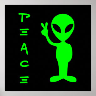 Pequeno Poster de Homem Verde