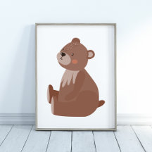 Pequeno Poster do Urso Bebê