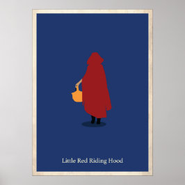 Pequeno Poster Minimalista de Cabelo Vermelho