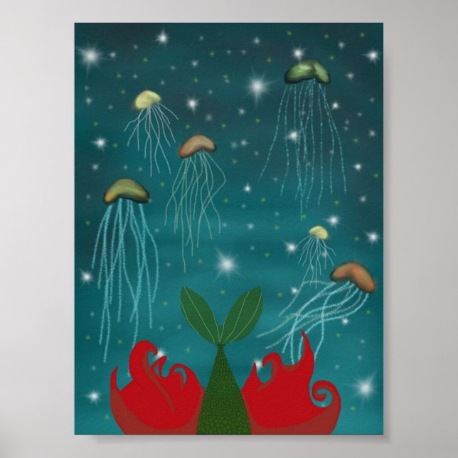 Pequeno Poster para a Sereia (Frente)