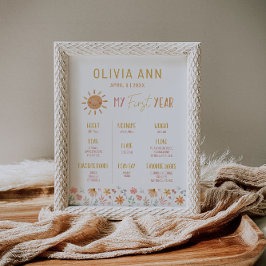 Pequeno primeiro aniversario de Sol Poster