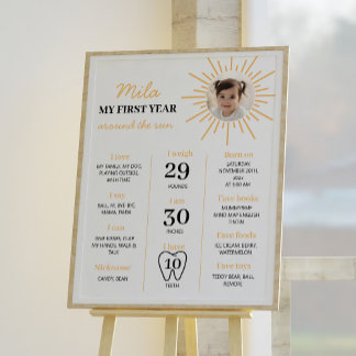 Pequeno primeiro aniversario de Sol Poster