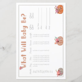 Pequeno Pumpkin Baby Predictor