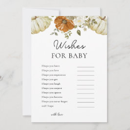 Pequeno Pumpkin Deseja Um Cartão De Jogo De Chá de