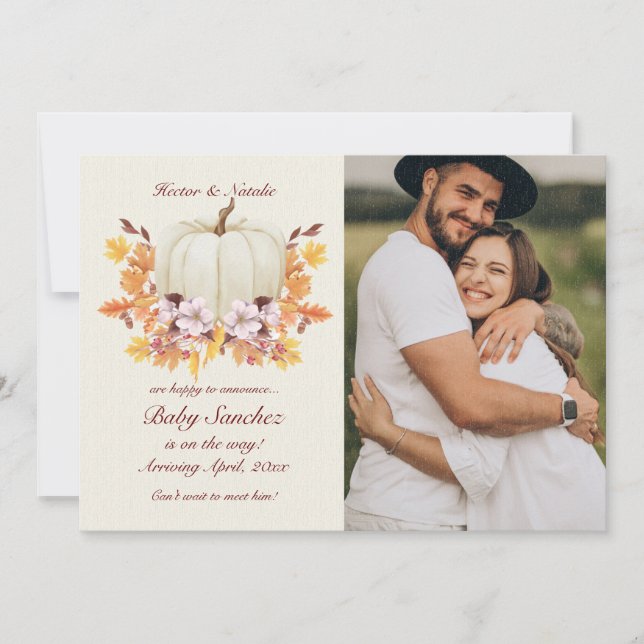 Pequeno Pumpkin No Caminho Do Anúncio Fotográfico (Frente)