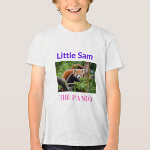 Pequeno Sam, Camiseta Panda para Crianças - Mínimo