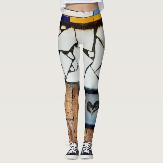 Pequeno sinal de amor - Leggings para mulheres (Frente)