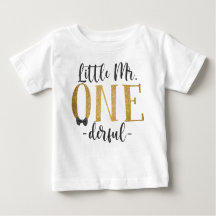 Pequeno Sr. Um Bebê Derful T-Shirt