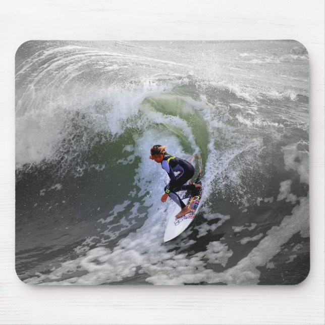 Pequeno Surfer Mousepad (Frente)