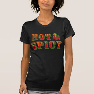 Pequeno t-shirt quente & picante