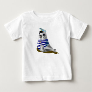 Pequeno Velejador Bebê T-Shirt - Pinça Divertida