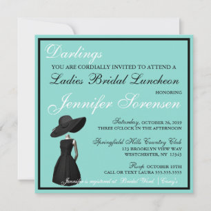 Pequeno Vestido Negro Senhoras Festa de Chá de Lun