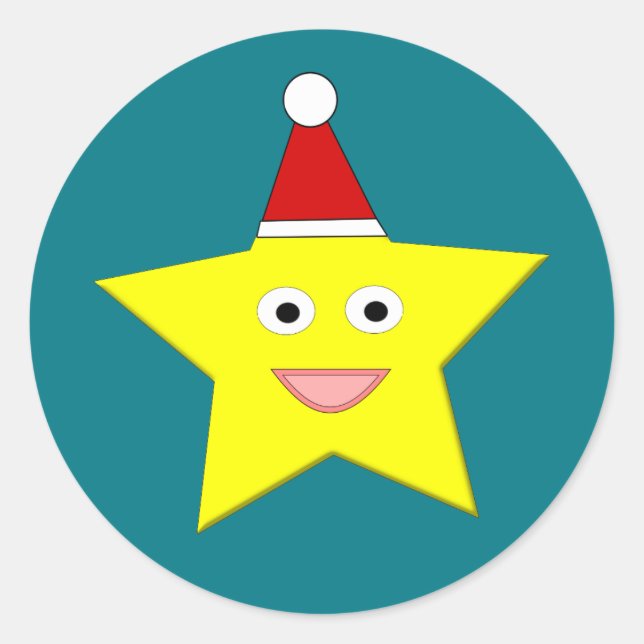 Pequenos adesivos de Natal Felizes (Frente)