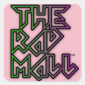 Pequenos adesivos do logotipo Rad Mall "Rocker" (r