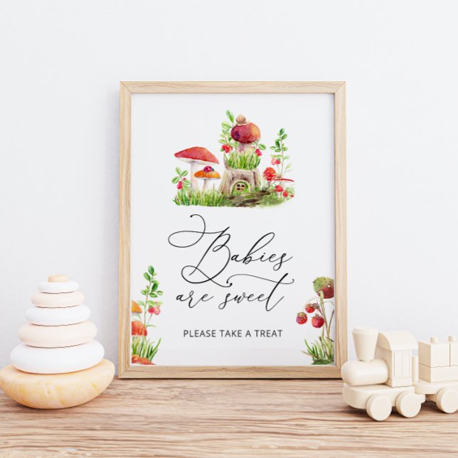 Pequenos bebês selvagens de cogumelo são Poster do (Criador carregado)