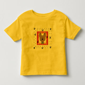 Pequenos Camisetas e presentes castanhos