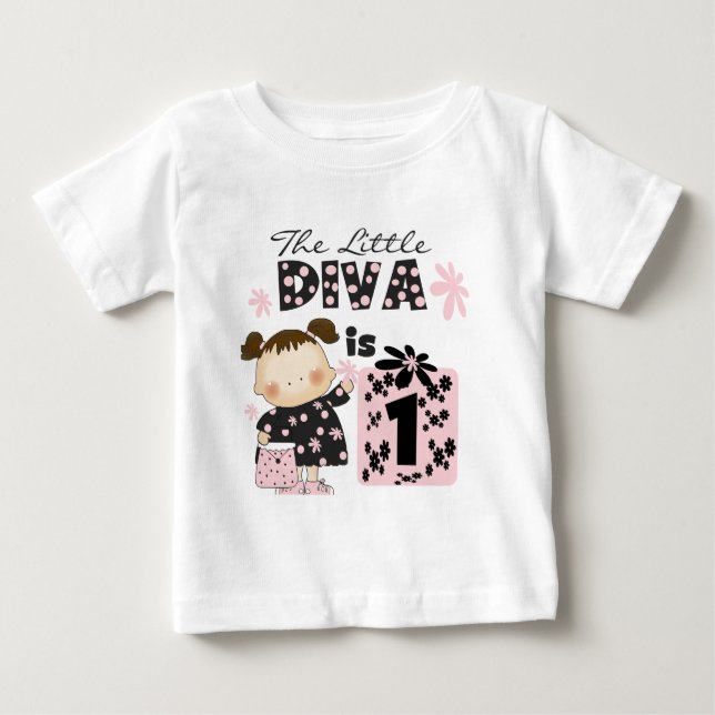 Pequenos Camisetas e presentes de primeiro anivers (Frente)