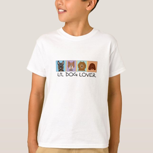 Pequenos Camisetas e presentes para o cão (Frente)