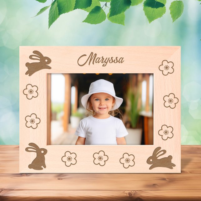 Pequenos coelhos e flores, bonitos, 7x5 (Criador carregado)