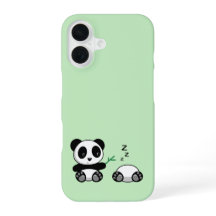 Pequenos Pandas Bonitos em Verde