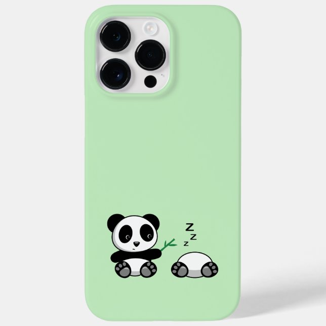 Pequenos Pandas Bonitos em Verde (Verso)