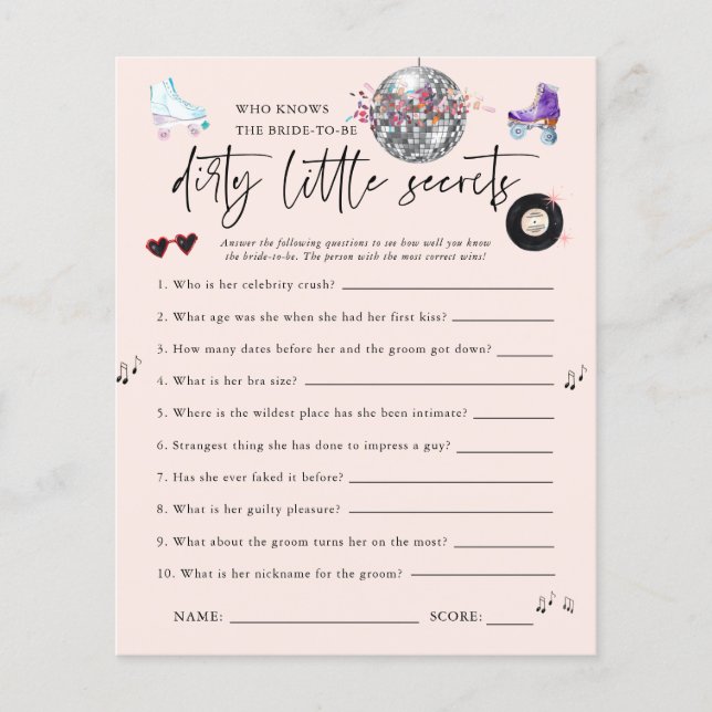 Pequenos Segredos Sujos | Roller de solha (Frente)