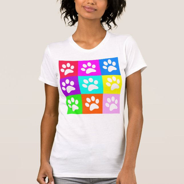 "Per Paws" Pop Art T-Shirt (Frente)