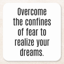 Perceba Seus Sonhos Porta-Copos de Papel