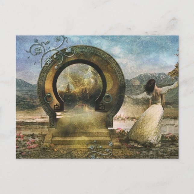 Percorrendo Cartão Postal de Divindade (Frente)