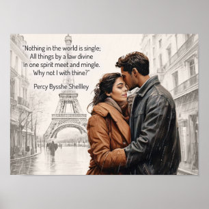 Percy Bysshe Shelley poem~quote poster