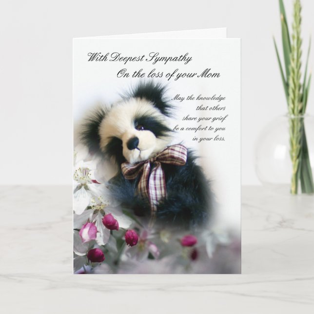 Perda de Cartão de condolências da mãe (Frente)