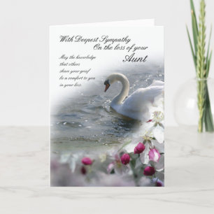 perda de Cartão de condolências da tia