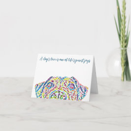 Perda de Cartão de condolências de Pet