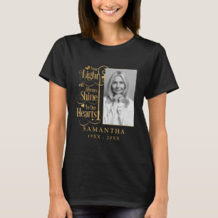 Perda De Foto Personalizada Da Mãe Camiseta Memori