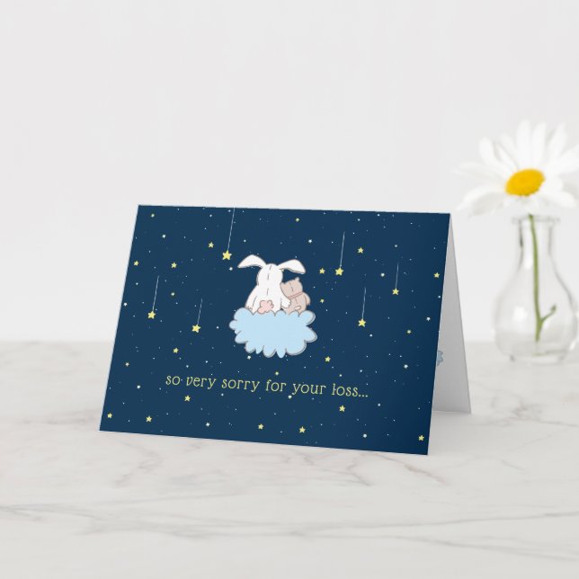 Perda de um Cartão de Condolência para Crianças (Planta pequena)