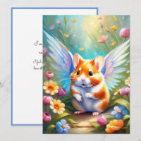 Perda de um Cartão de condolências de Hamster