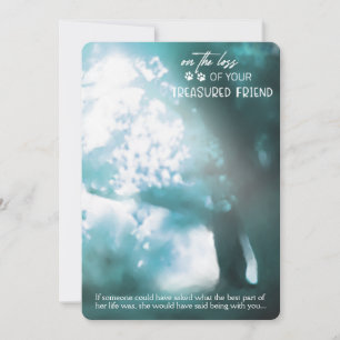 Perda do Cartão de condolências de Pet Amigo Tesou