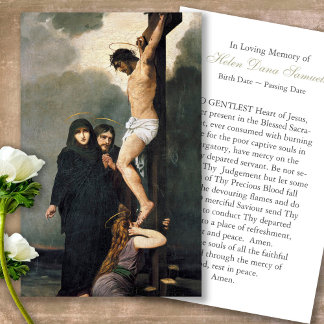 Perda Funeral Jesus Cartões de condolências de Ora