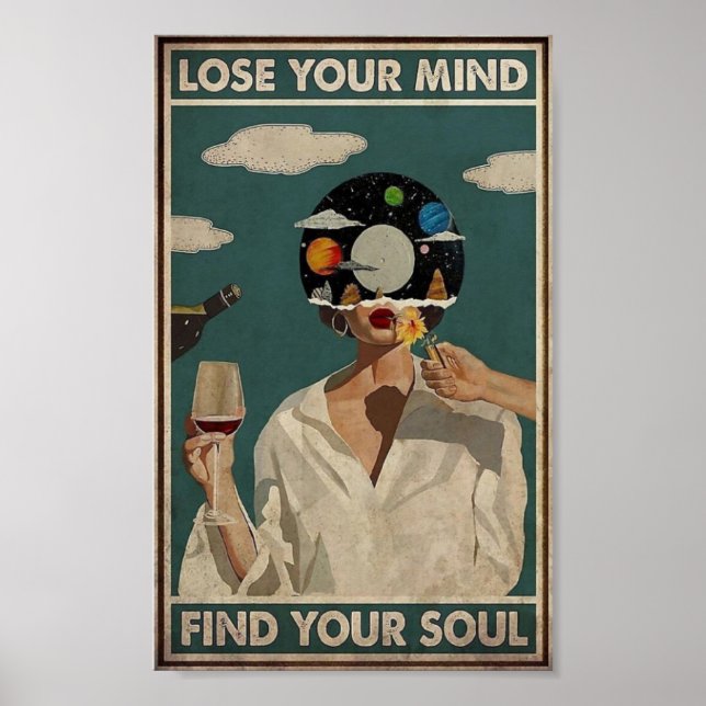 perder sua mente encontrar sua alma Poster (Frente)