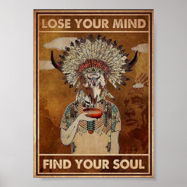 Perder sua mente Encontre seu poster vintage de al