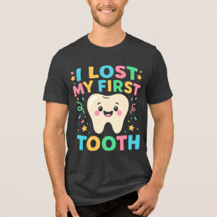 Perdi Meu Primeiro Dente Camiseta Premium Triblend