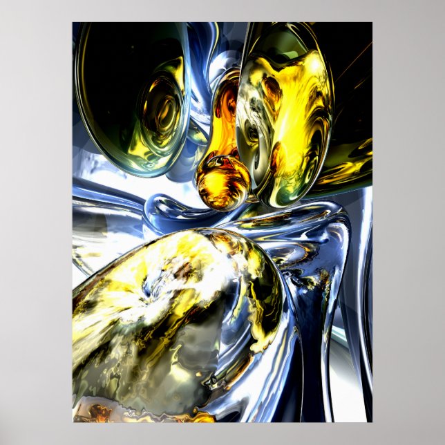 Perdido no Poster de Abstrato de espaço (Frente)