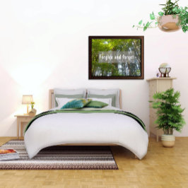 Perdoe e esqueça o poster do provérbio inspirador